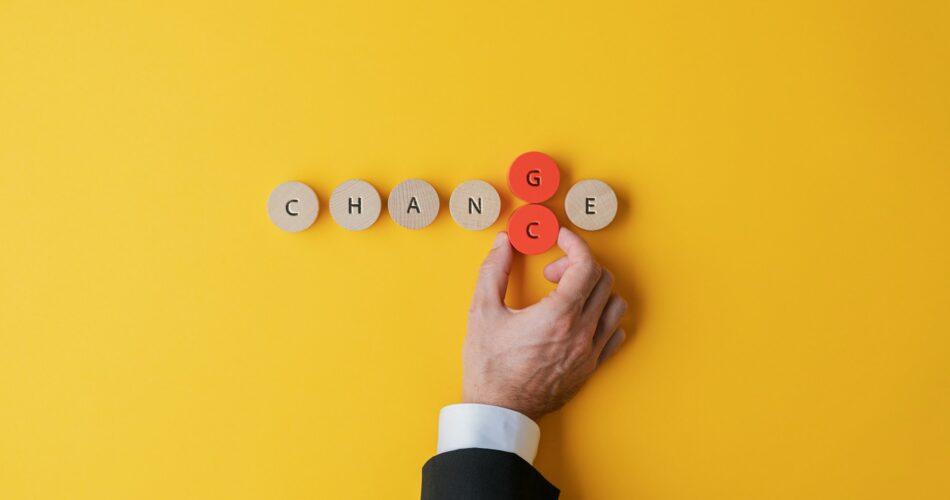 Changing the word Change into Chance